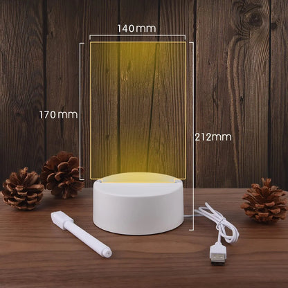 Note Board Creative Led Night Light